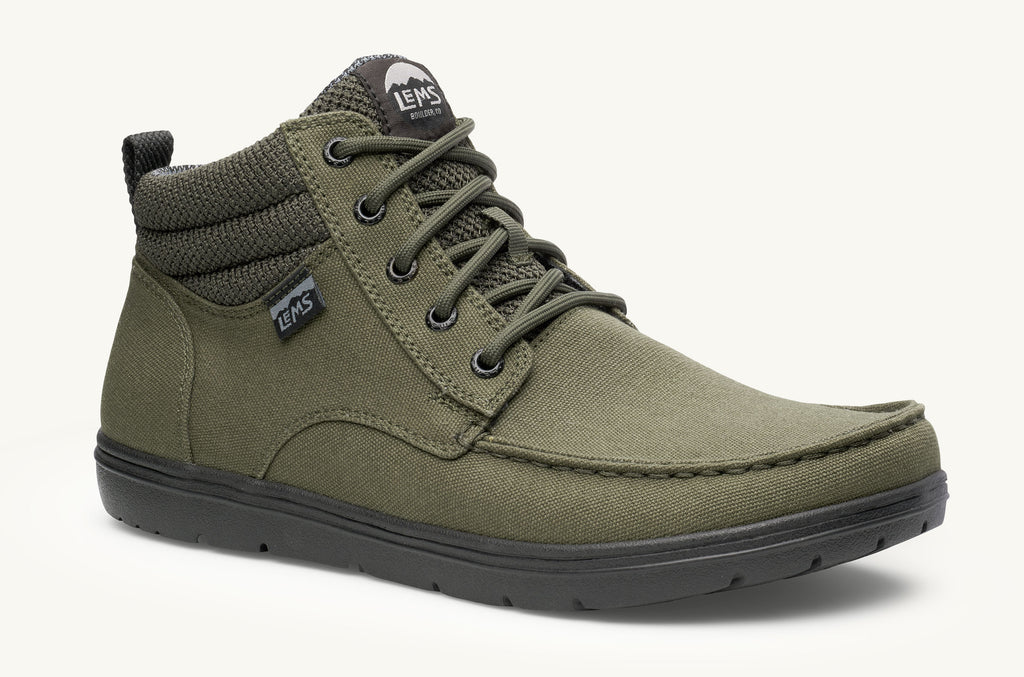 Boulder Lems Vegan Bottes Homme Vert | ROS6762GZ