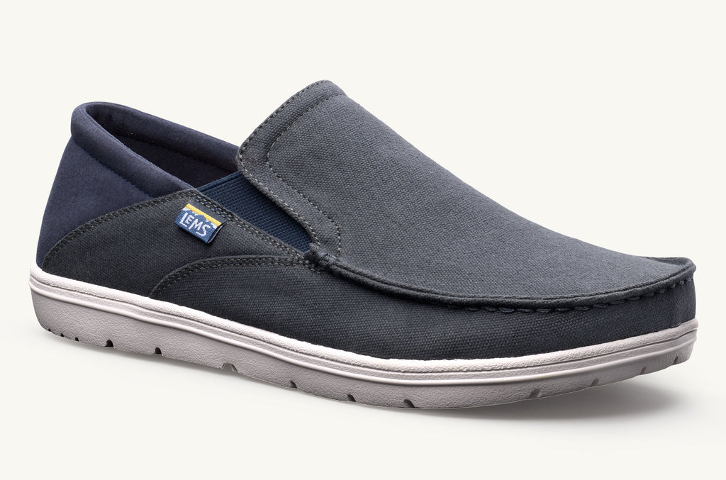 Drifter Lems Chaussures Slip On Homme Grise Bleu Marine | KEM4162ZY