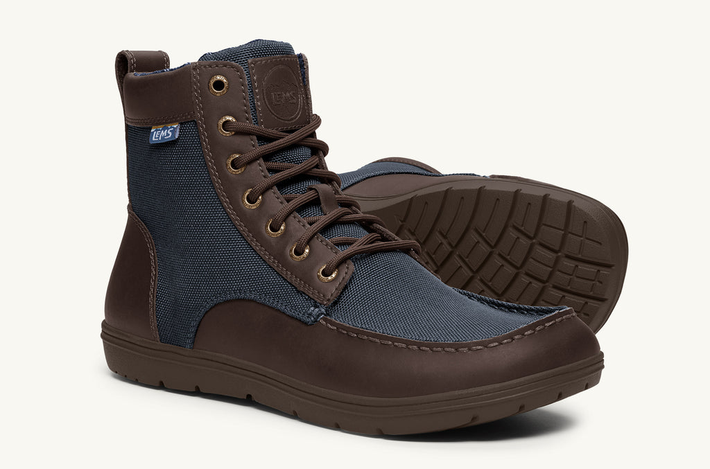 Boulder Lems Nylon Bottes Homme Bleu Marine Marron | PKG5351DA